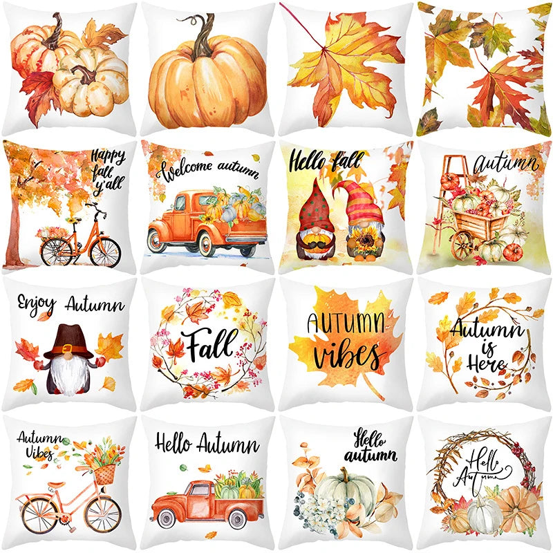 Fall Pumpkin Pillowcases