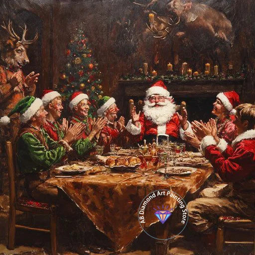 Holiday Diamond Painting Kit 5D DIY Cartoon