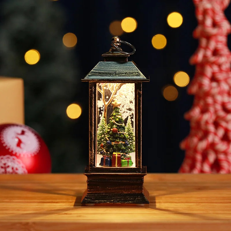 Whimsical Christmas Snow Globes in Delightful Shapes with Lights