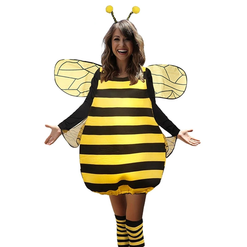Striped Patchwork Bee Costume