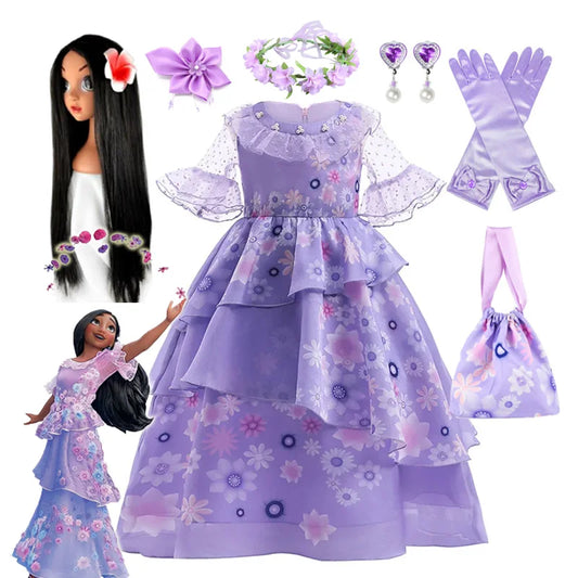 Kids Isabella Princess Encanto Costumes