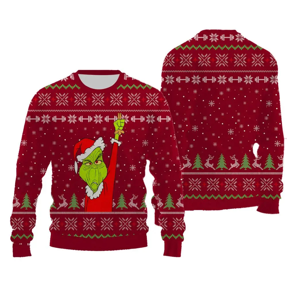 Ugly Grinch Christmas Sweater