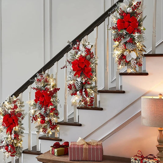 Lighted Christmas Wreaths (With or Without Lights)