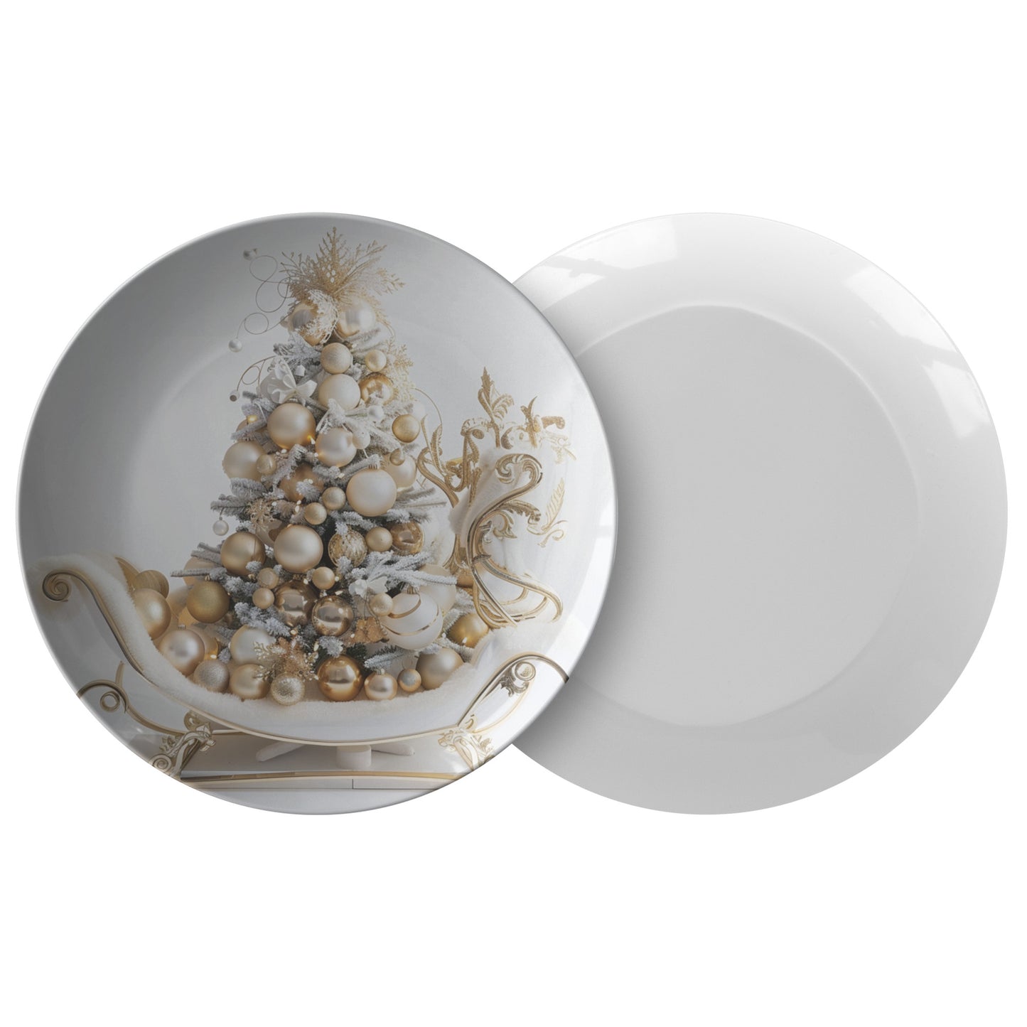 Santa Sleigh Plate 2