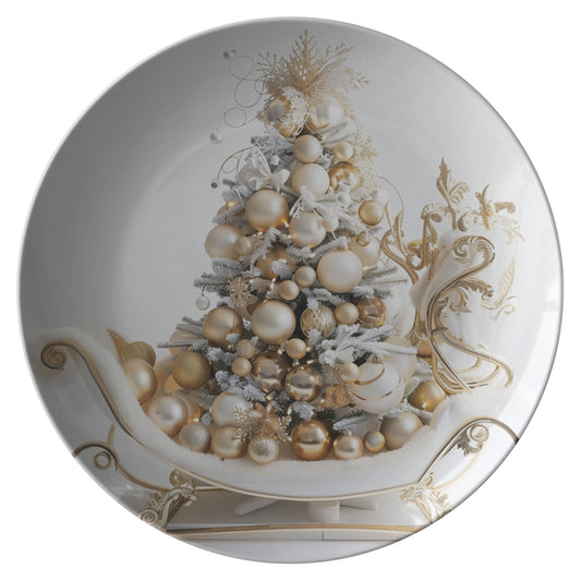 Santa Sleigh Plate 2