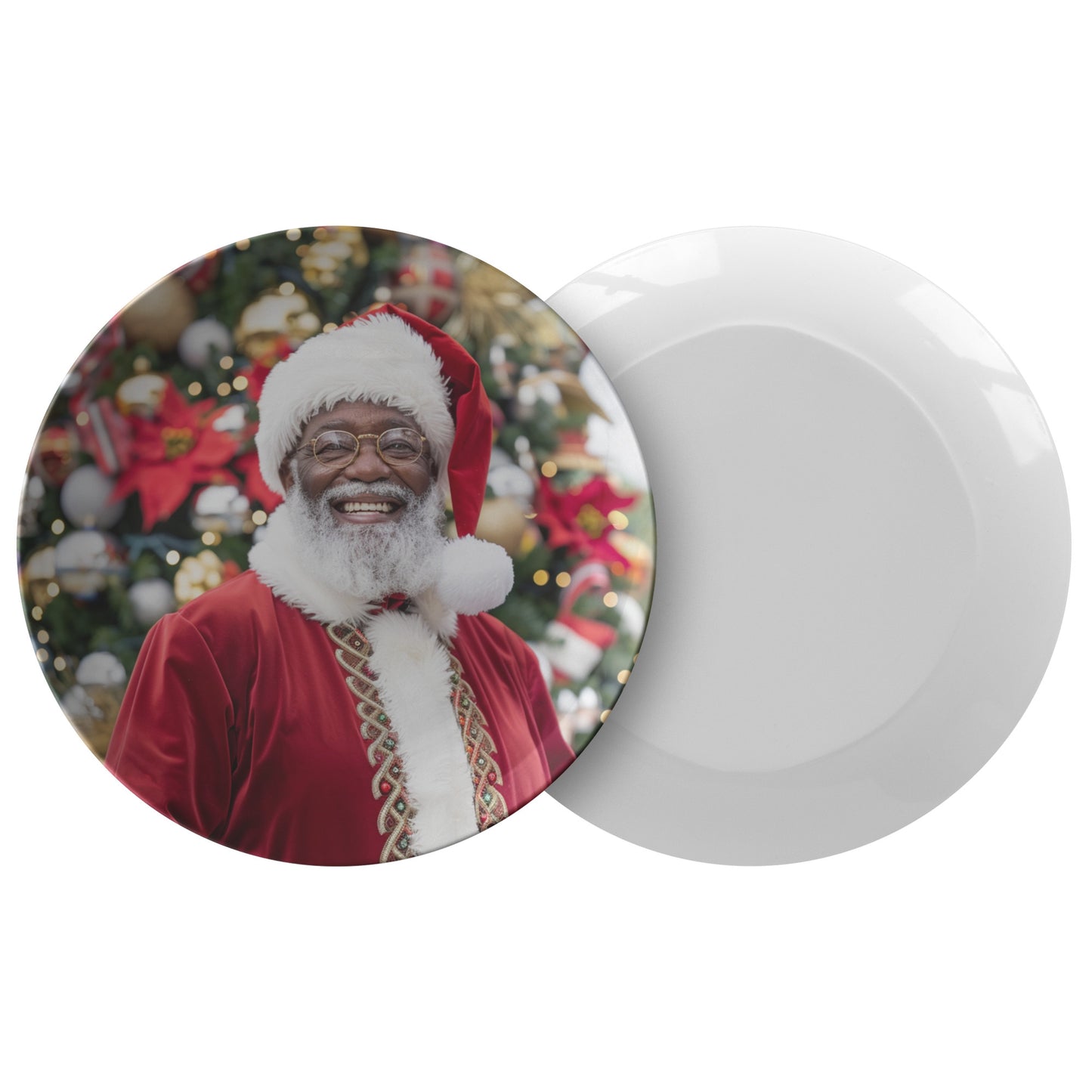 Santa in Red Plate 2