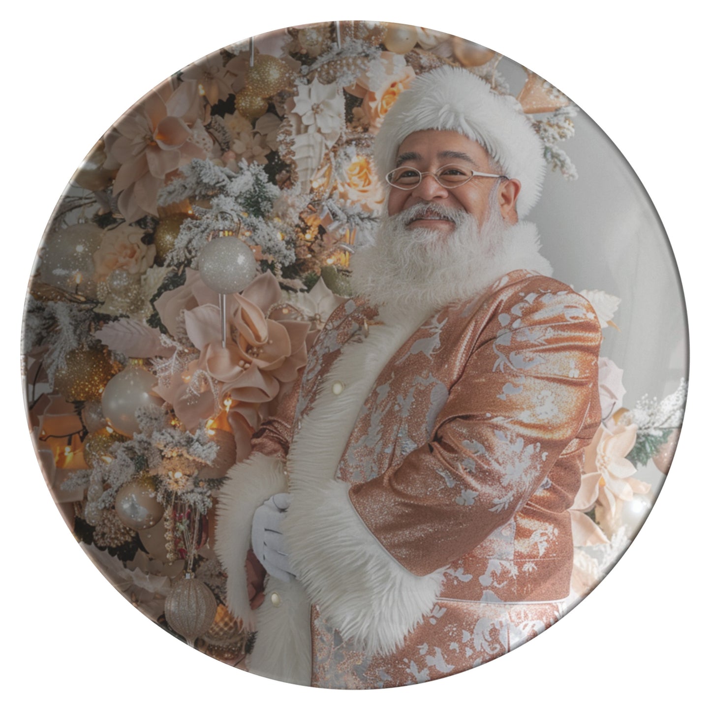 Santa in Rose Gold 2