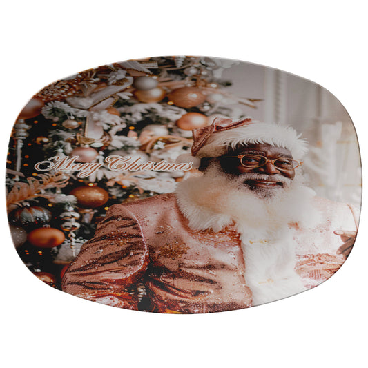 Santa in Rose Gold Platterx