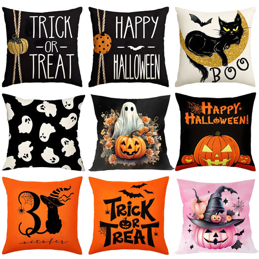 Halloween Pillowcases (17 x 17)