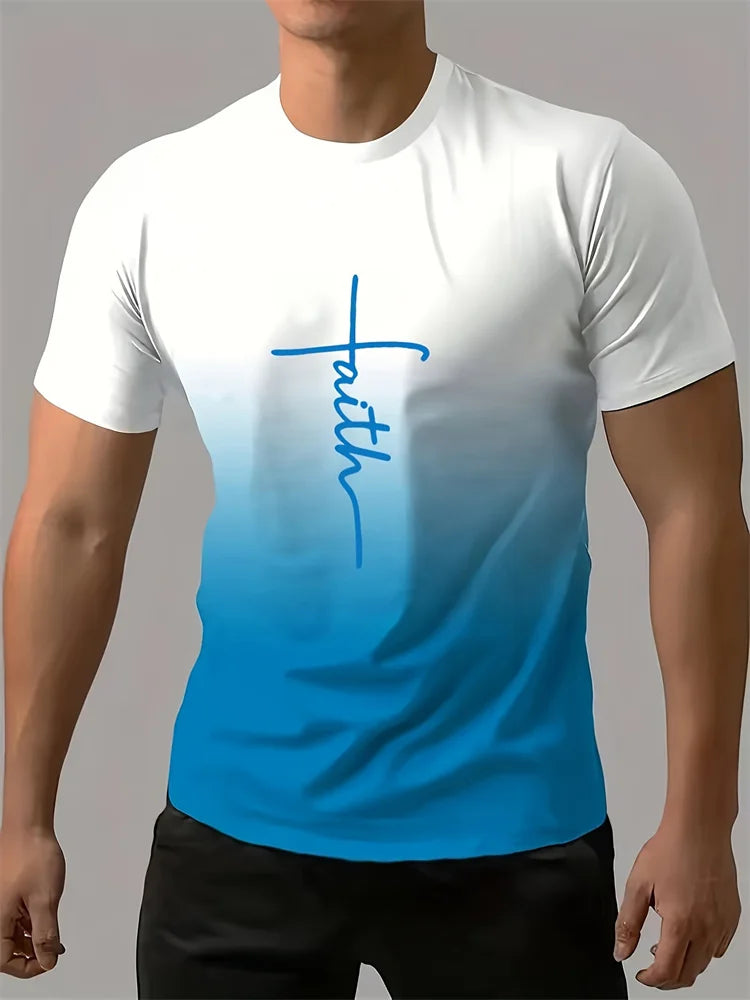 Faith Casual Ombre T-Shirt Collection