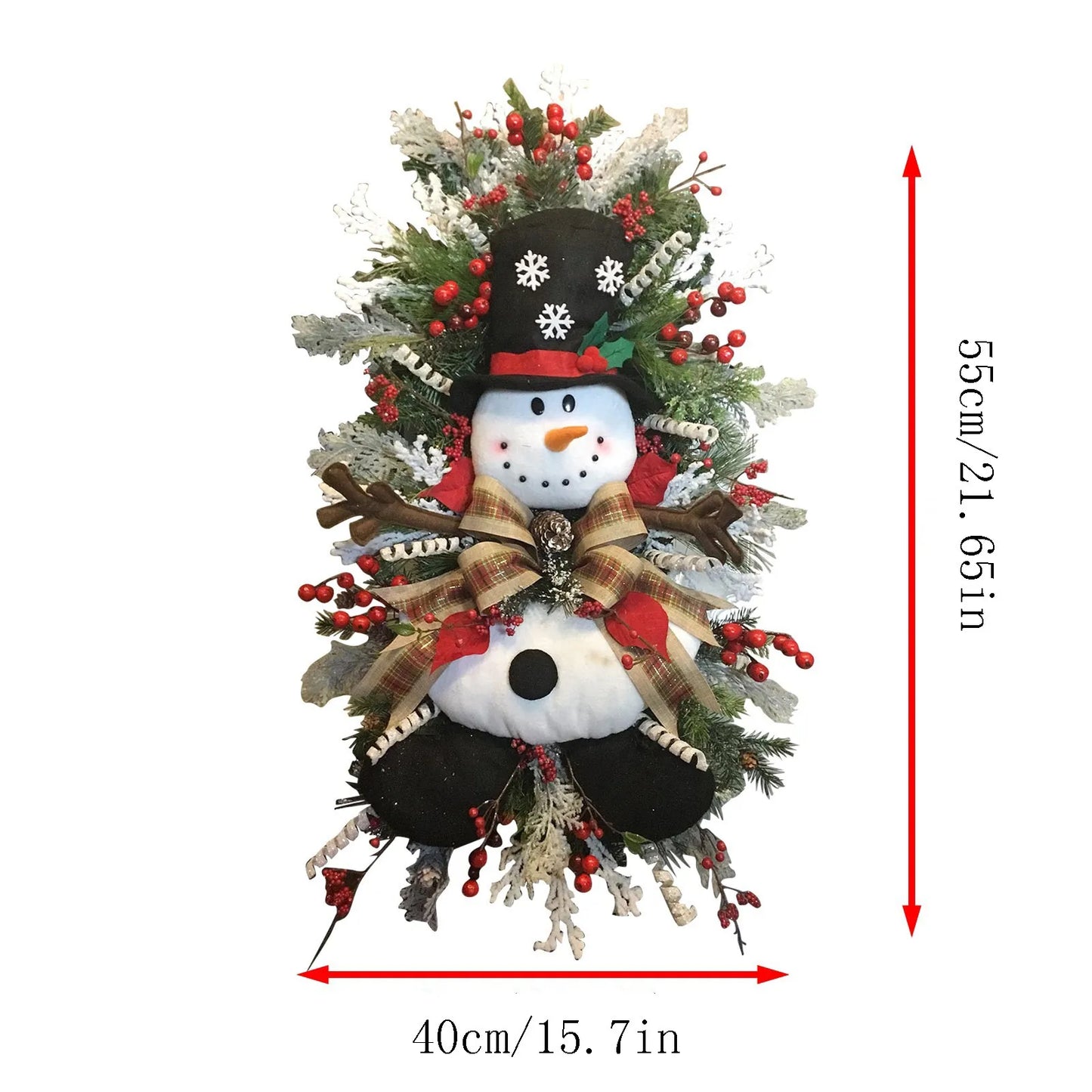 Snowman Swag Wreath