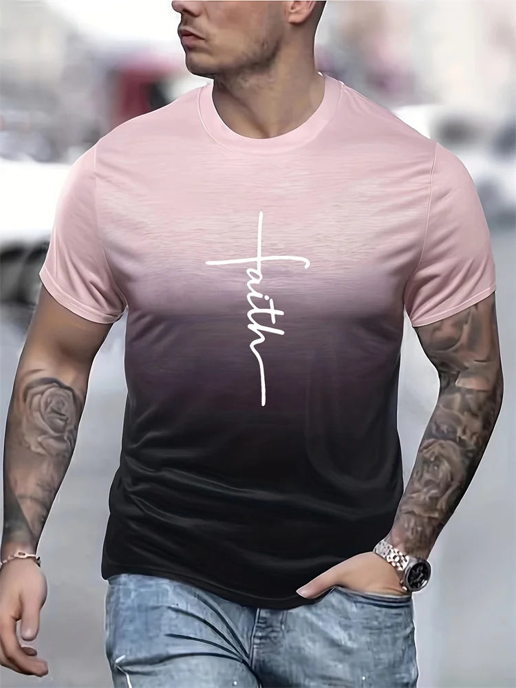 Faith Casual Ombre T-Shirt Collection