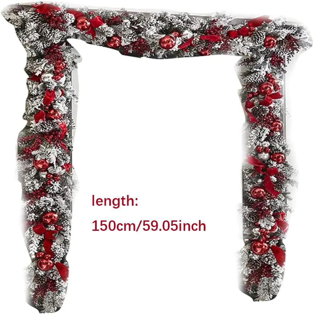 Flocked Wreath, Swag & Garland Collection
