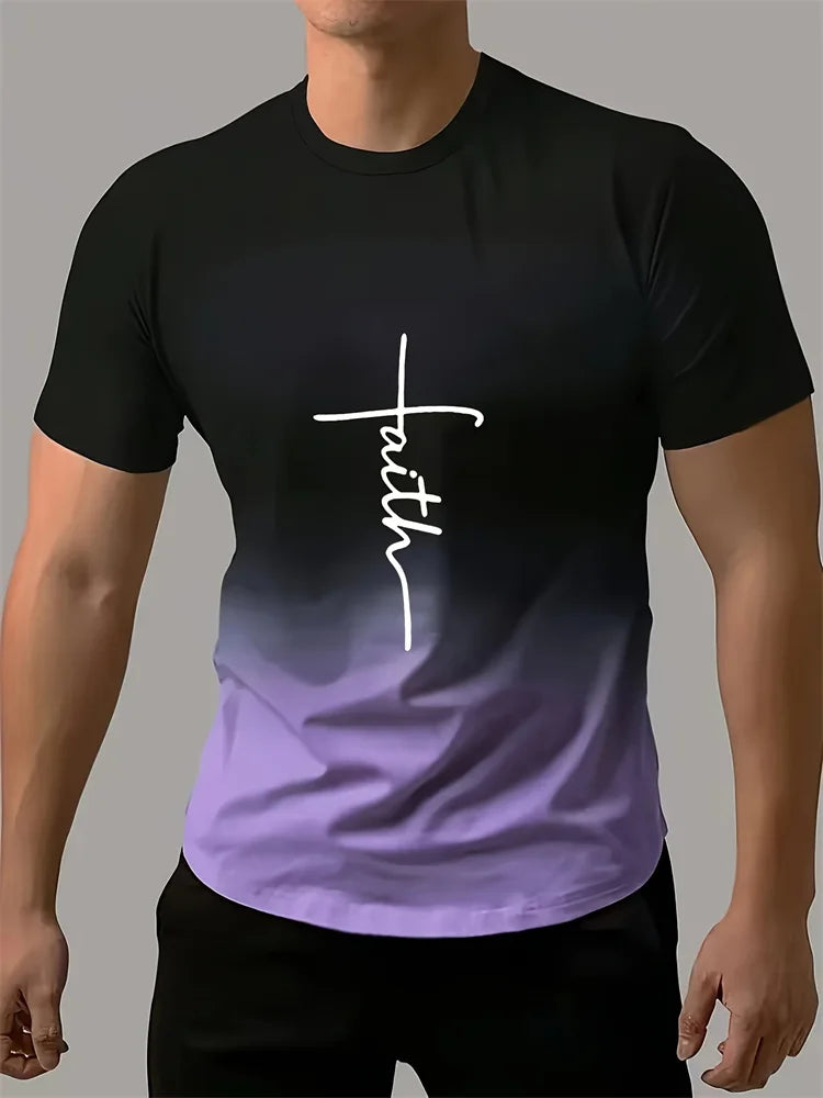 Faith Casual Ombre T-Shirt Collection