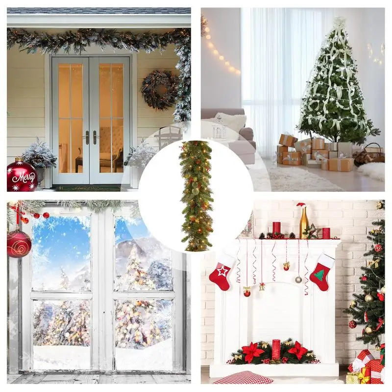 Christmas Garland Outdoor/ Indoor Artificial Pine Garland