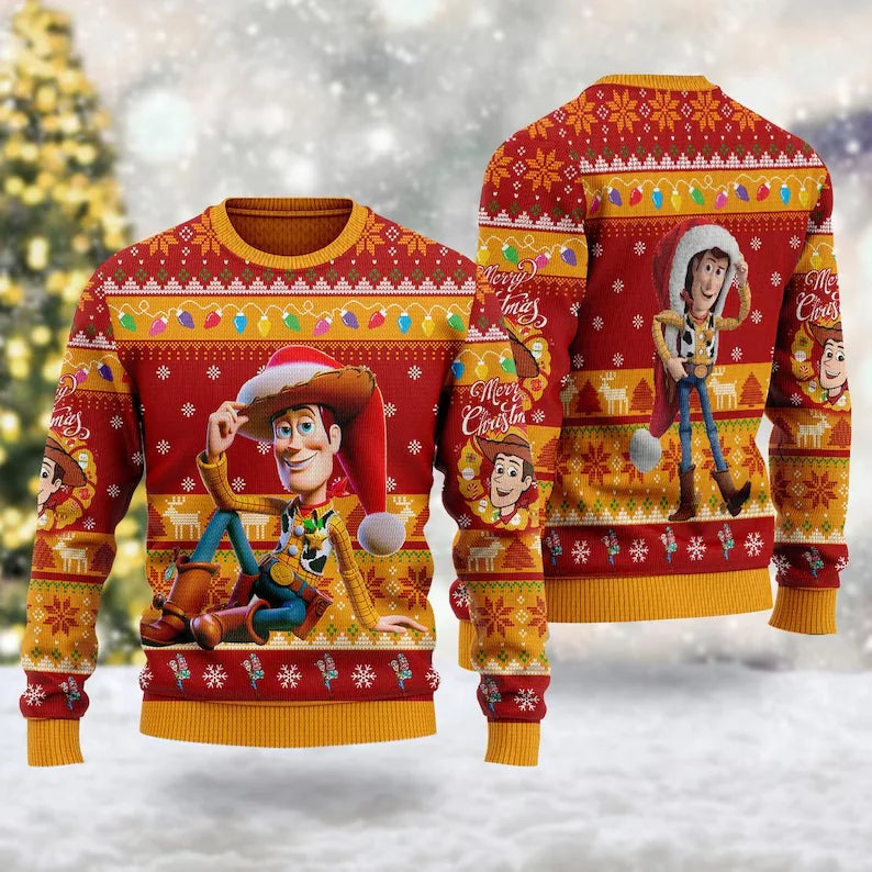 Toy Story Ugly Christmas Sweater for Kid and Adults