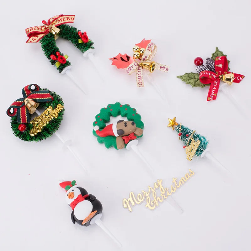 Holiday Cake / Cupcake Toppers