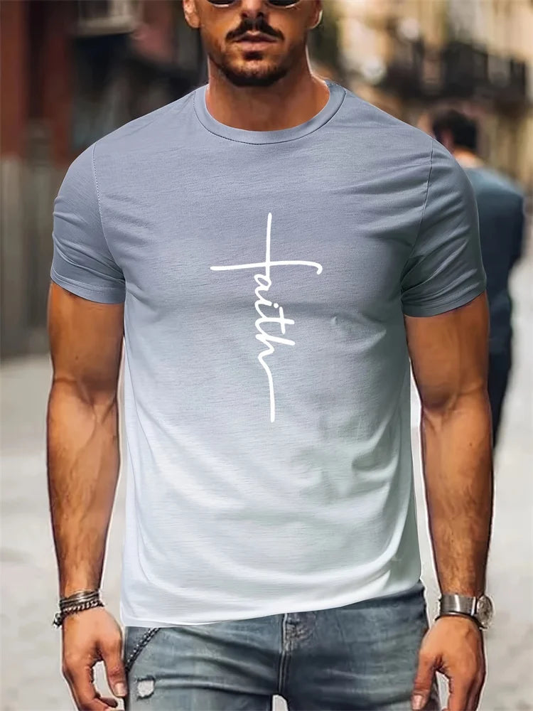 Faith Casual Ombre T-Shirt Collection