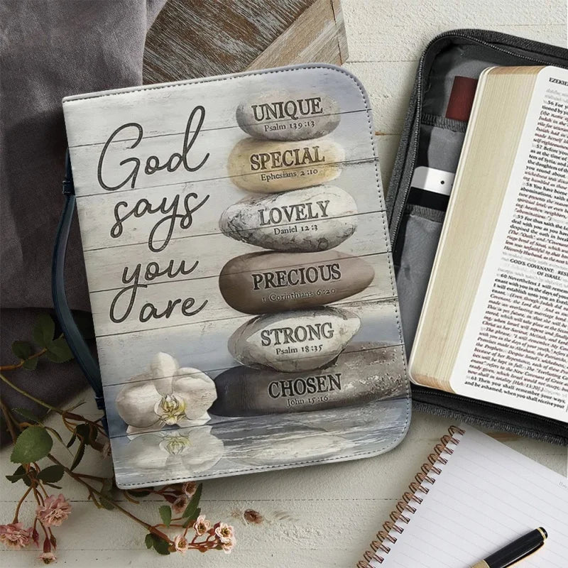 GOD Says You Are Bible Cover Case