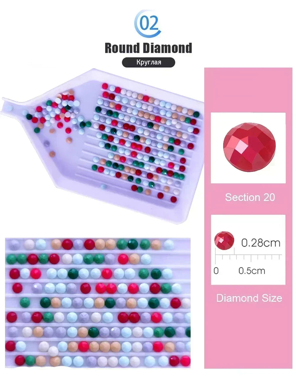 Holiday Diamond Painting Kit 5D DIY Cartoon