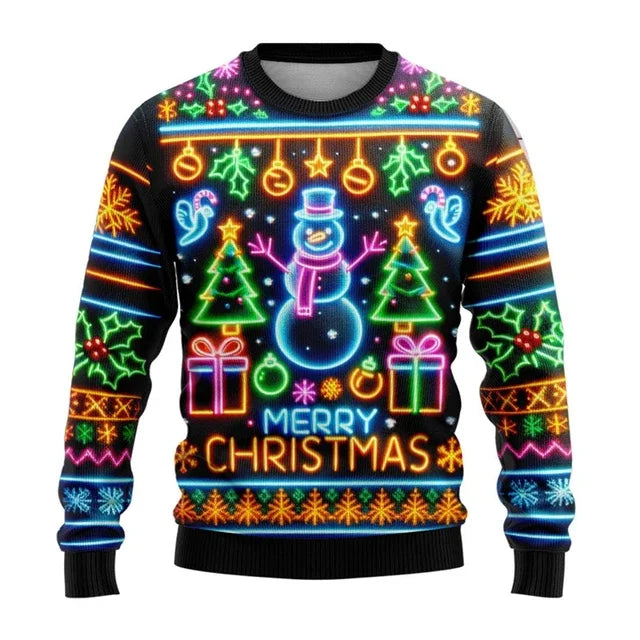 Neon Christmas Sweatshirts