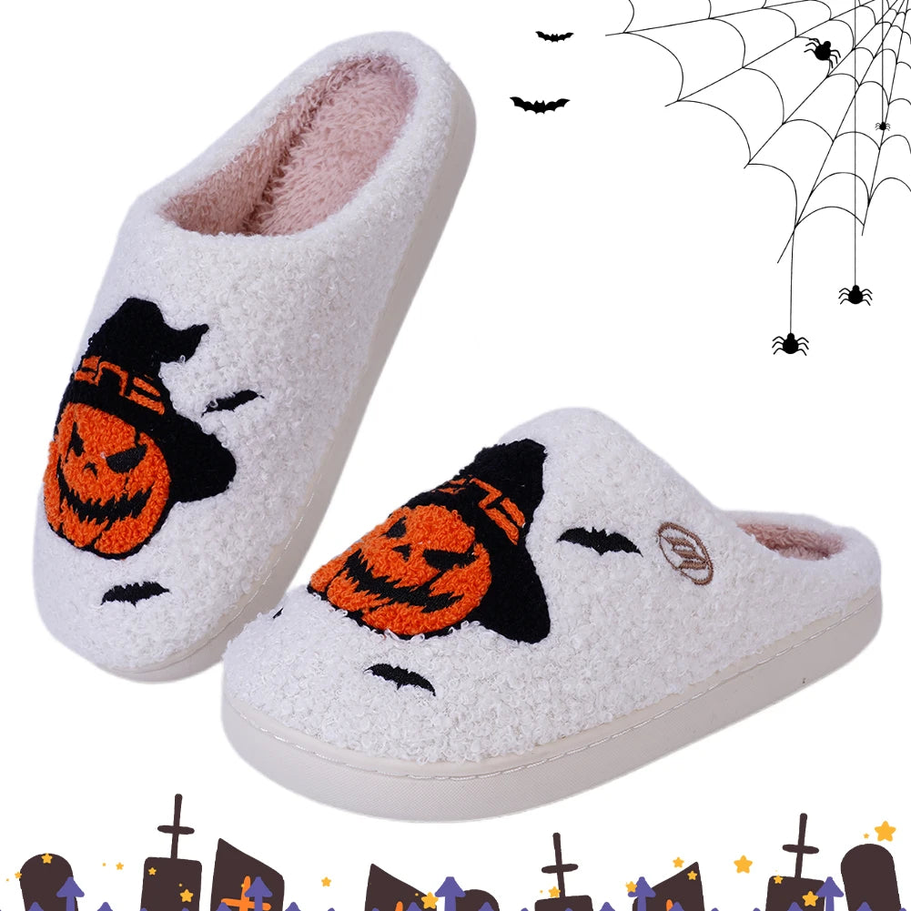 Halloween Jack O Latern Slippers