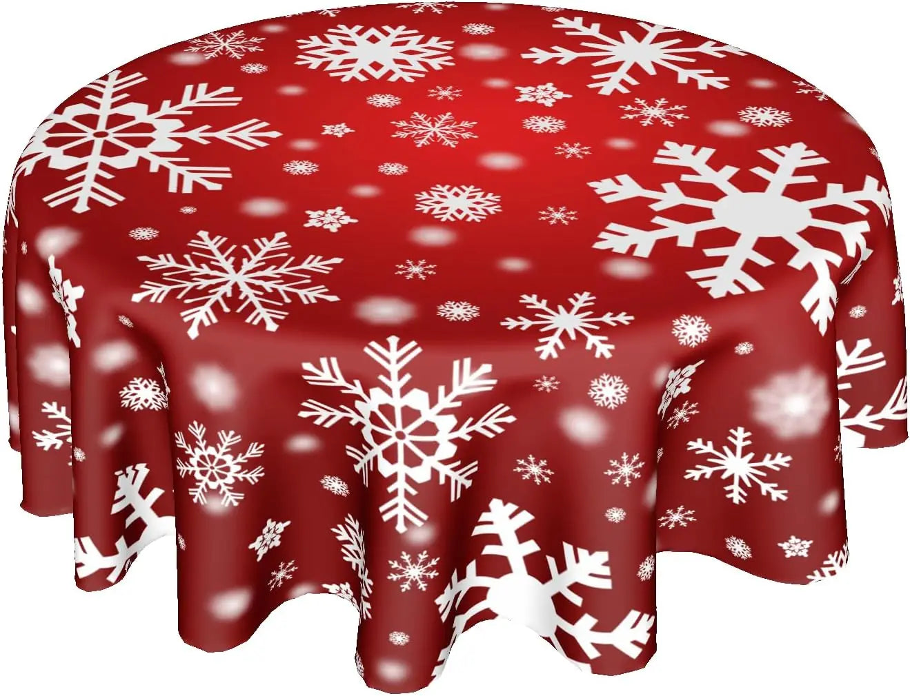 Merry Christmas Tablecloth Round