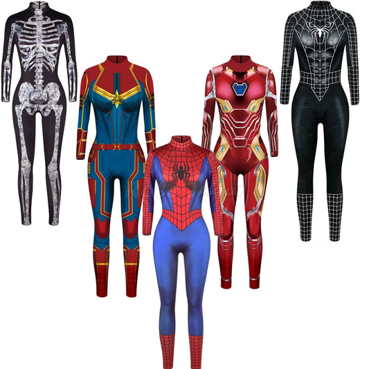 Superhero Bodysuit Costumes for Women