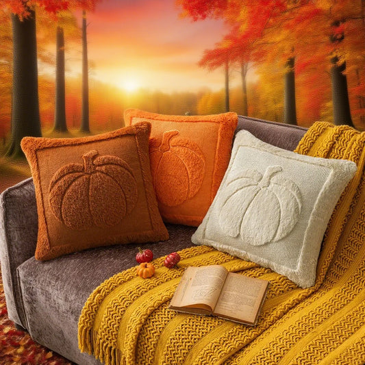 Decorative Fall Pumpkin Cushion Covers