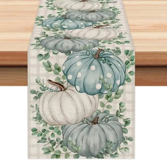 Retro Pumpkin Table Runner