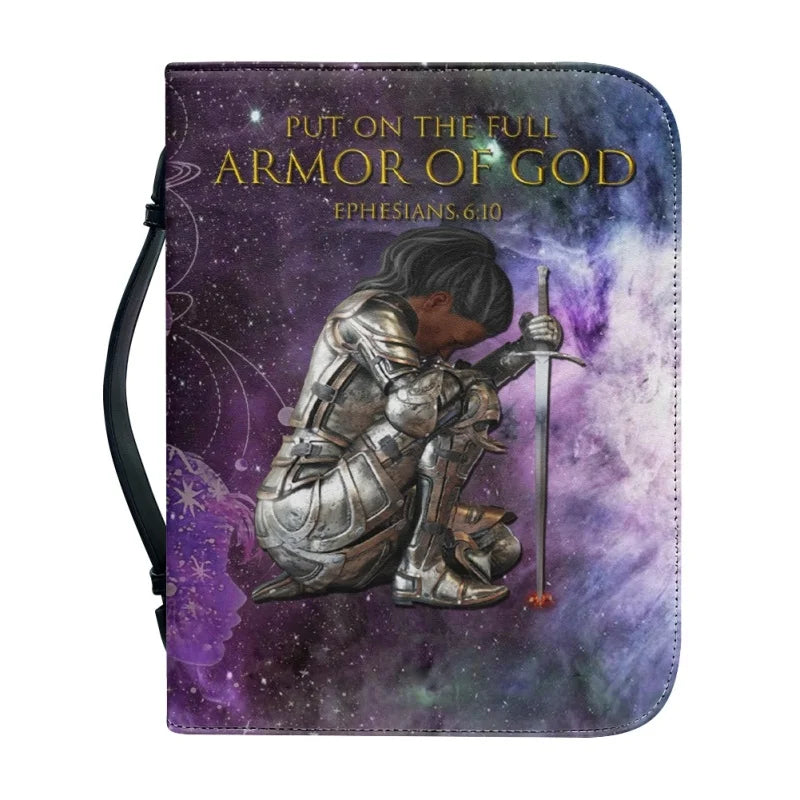 "Armor of God" Bible Cover Case PU