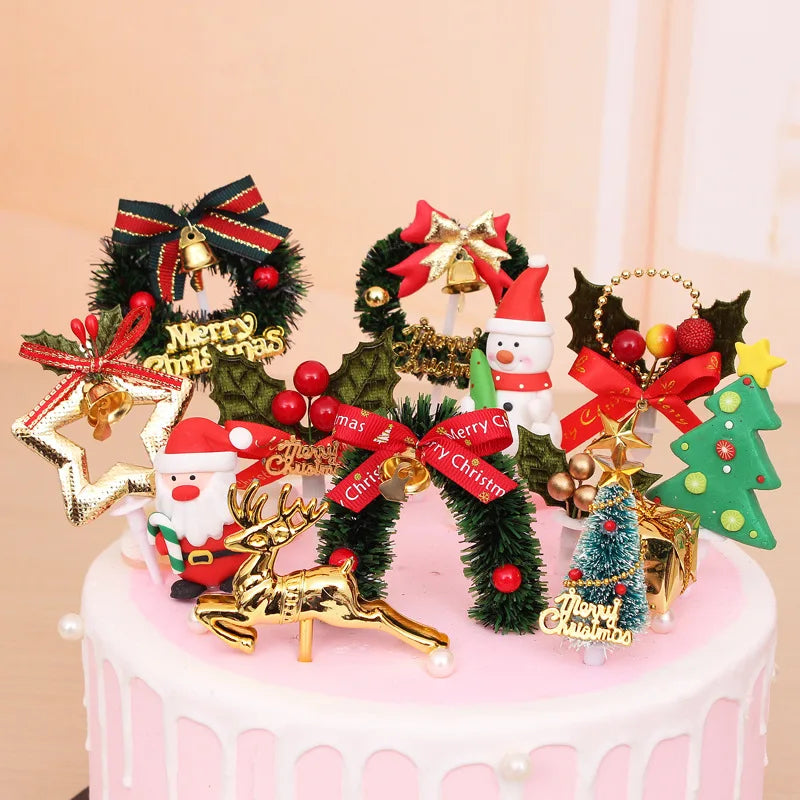 Holiday Cake / Cupcake Toppers