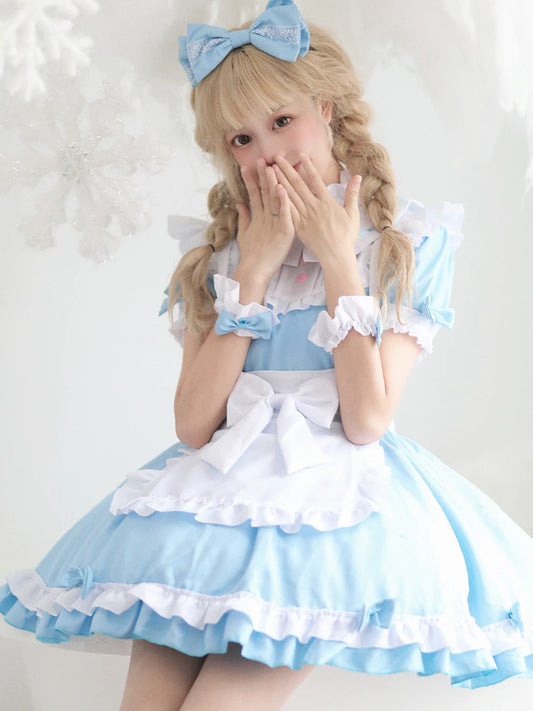 Alice in Wonderland Maid Anime Costume