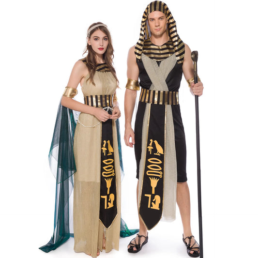 Ancient Egyptian Pharaoh / Queen Adult Costumes 1