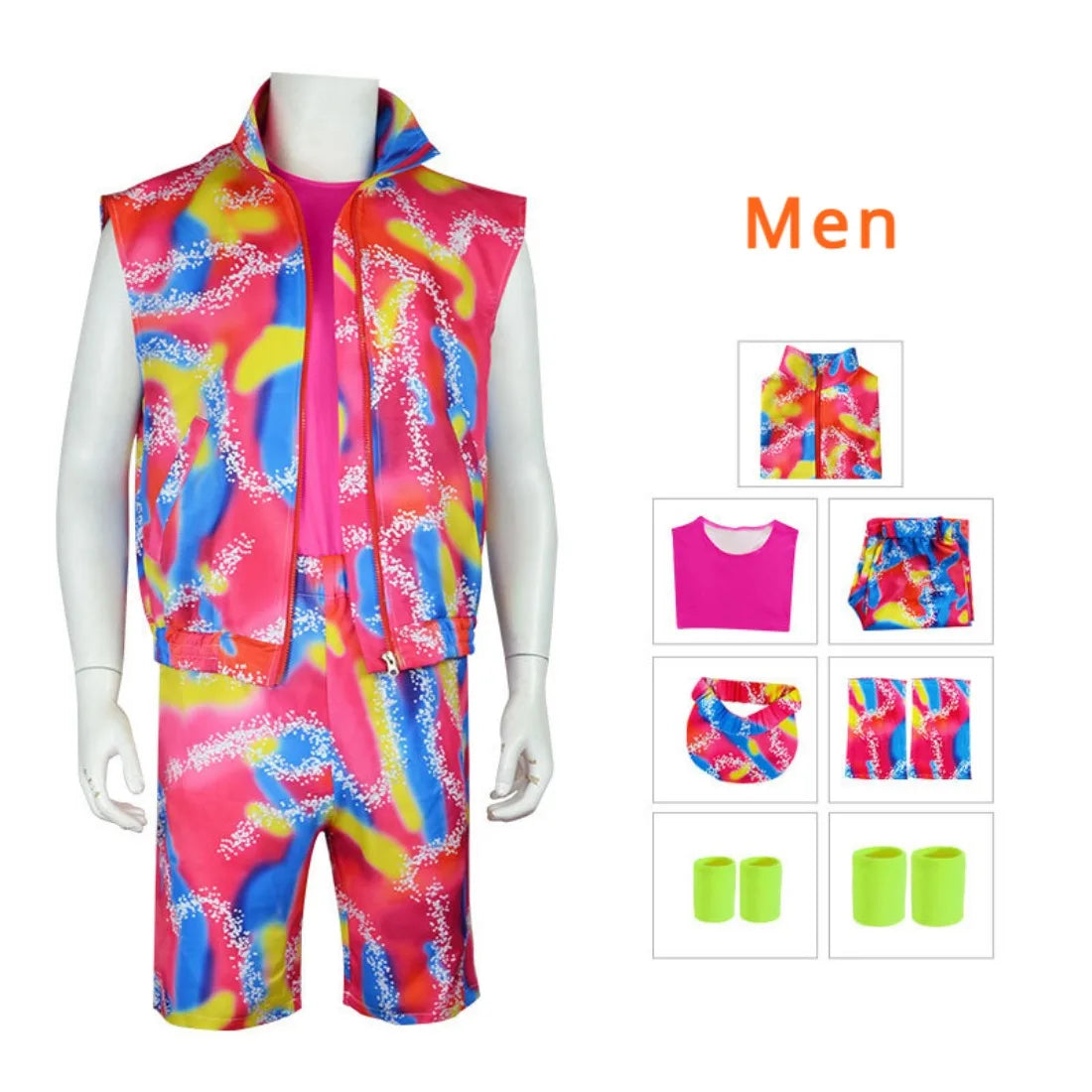 Rollerskateing Barbie and Ken Costumes (Adult & Kid Sizes)