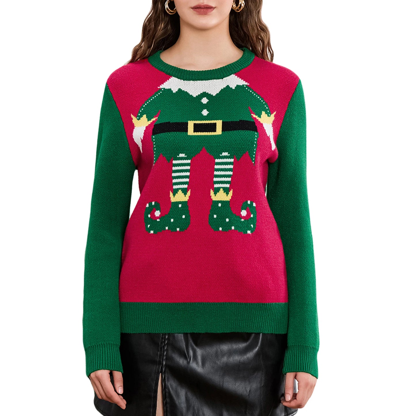 Juniors Elf Sweater