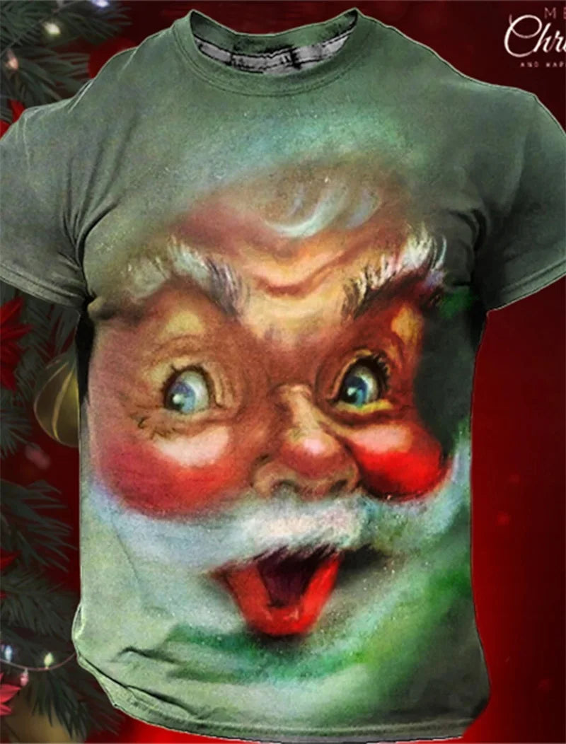 Santa Claus  Tshirt For Men