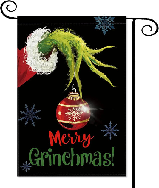 Grinch Christmas Garden Flags