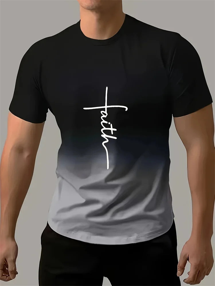 Faith Casual Ombre T-Shirt Collection