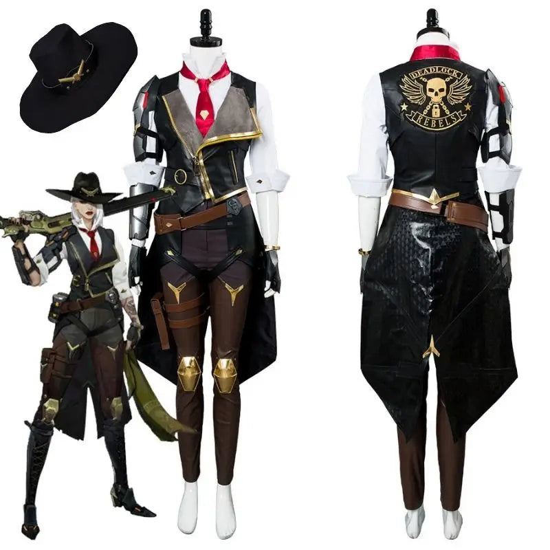 Overwatch Ashe Cosplay Outfit