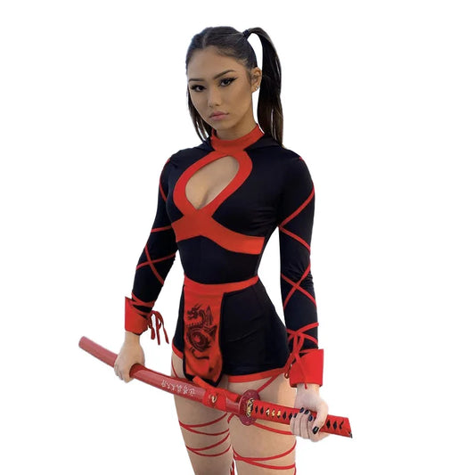 Ninja Warrior Halloween Costume for Women