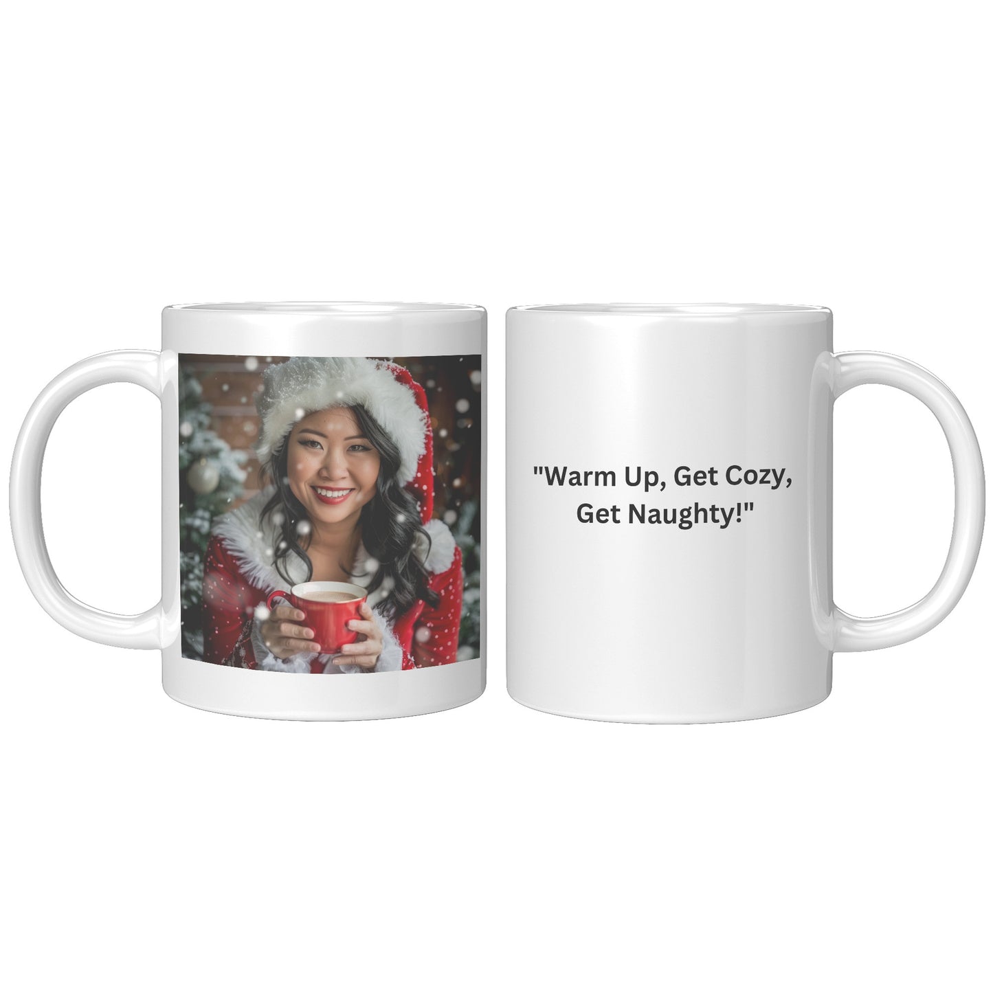 Sleigh Belle Mug White