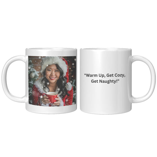 Sleigh Belle Mug White