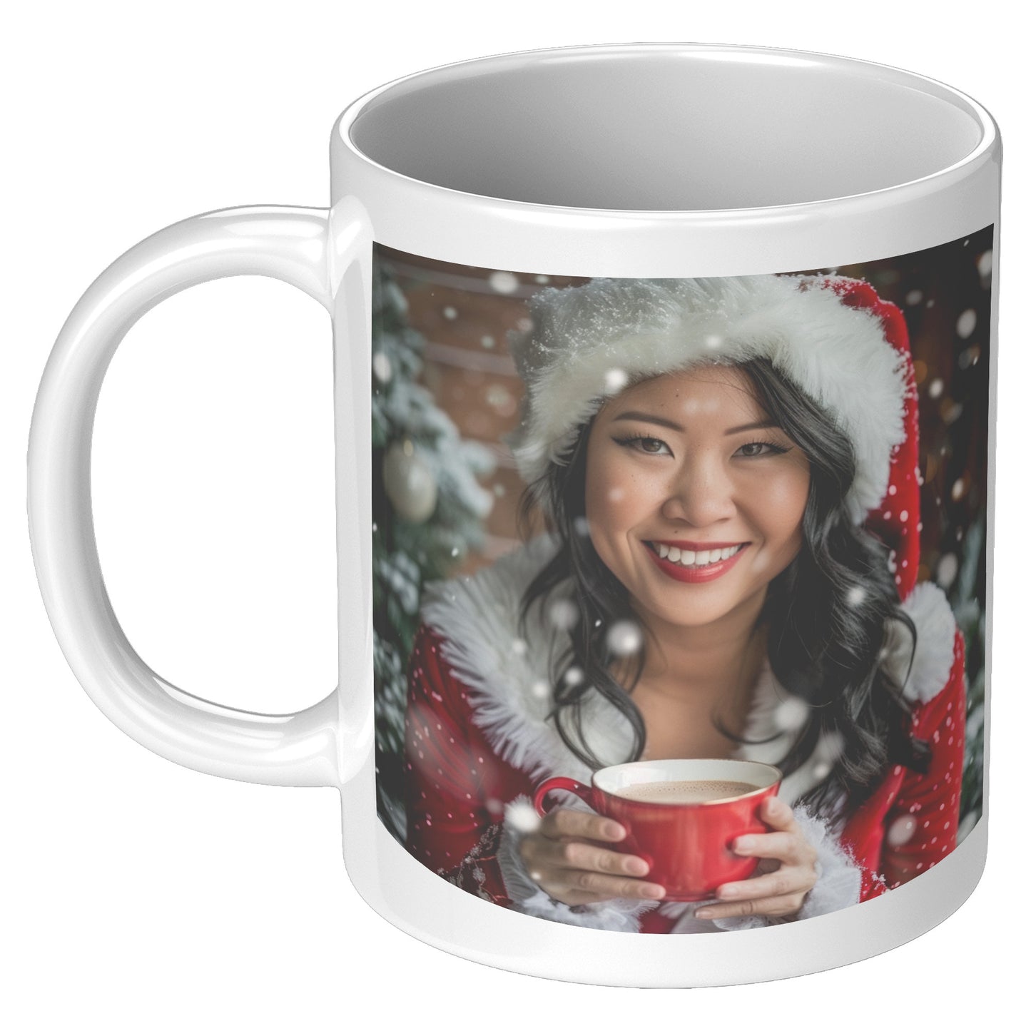 Sleigh Belle Mug White