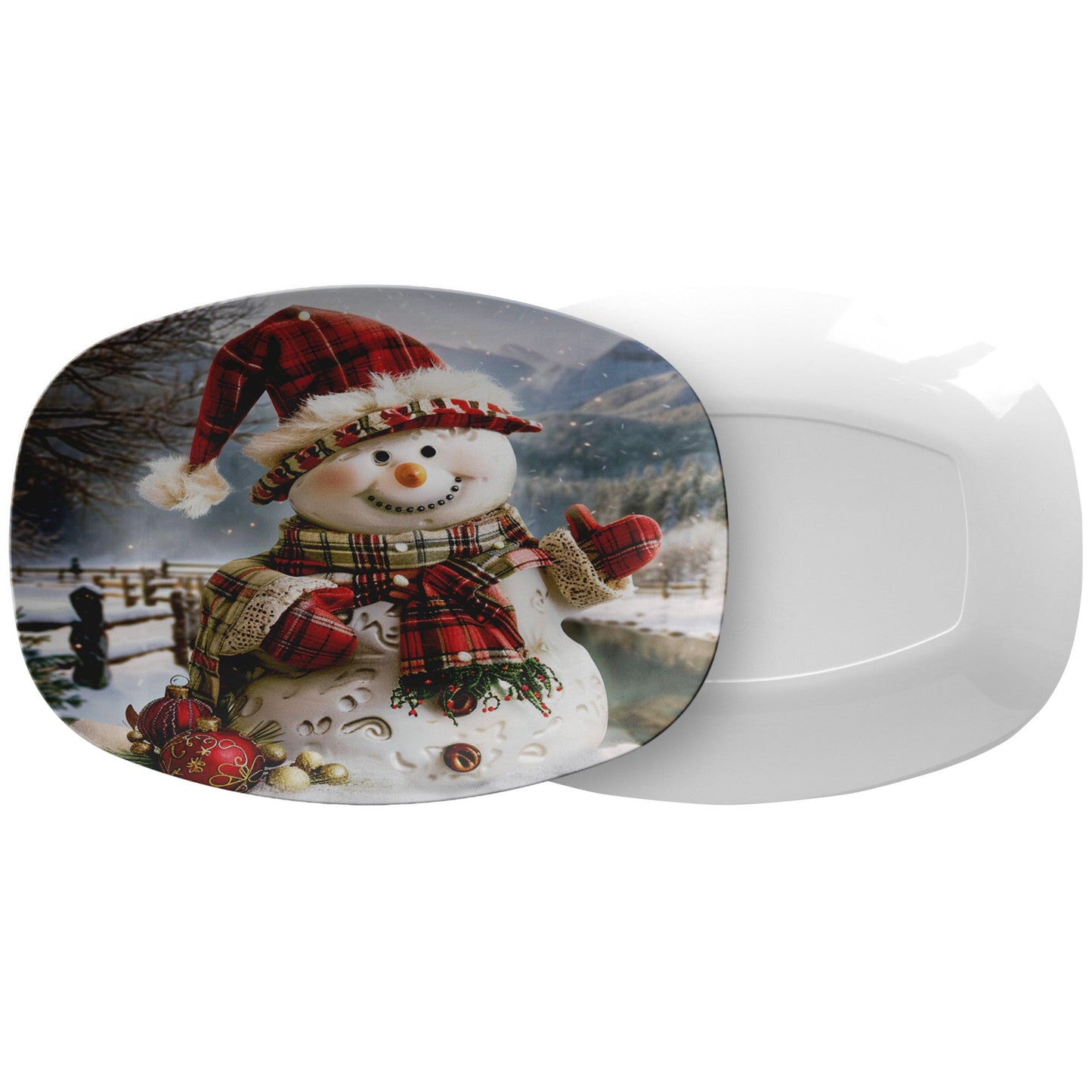 Snowman Platter