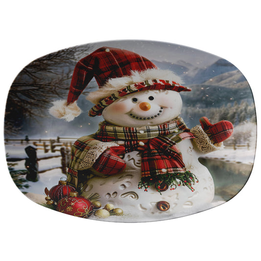Snowman Platter 2