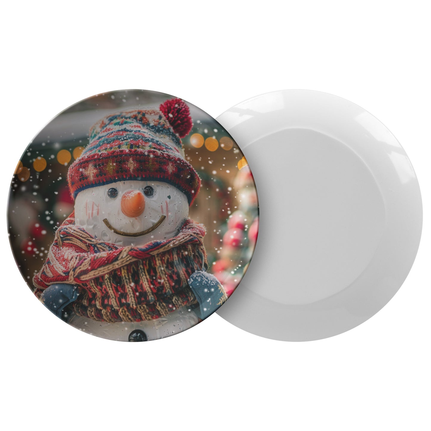 Snowman Plate 4