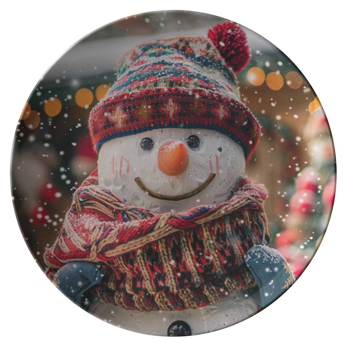 Snowman Plate 4