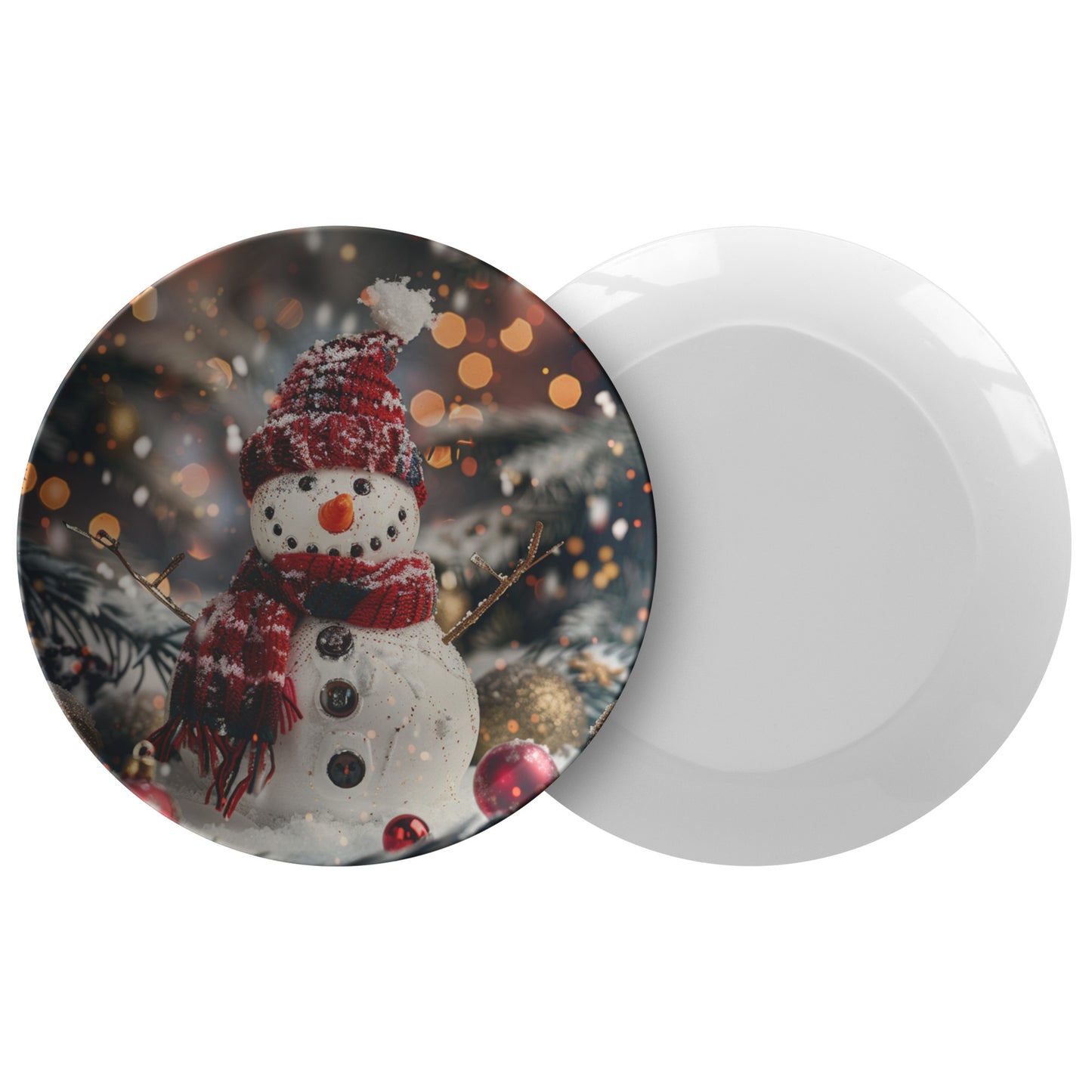 Snowman Plate 5