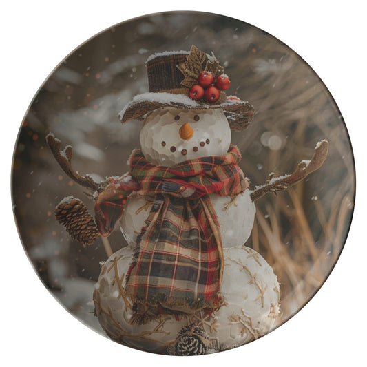 Snowman Plate 6